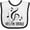 White and Black, variant on Inktastic Funny Music Yes Im Treble Boys or Girls Baby Bib