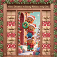 thumbnail image 6 of Cartoon Gingerbread House Christmas Banner Holiday Decoration Gingerbread Design Bakery Theme for Christmas Party Festive Event Kids Celebration, 6 of 9