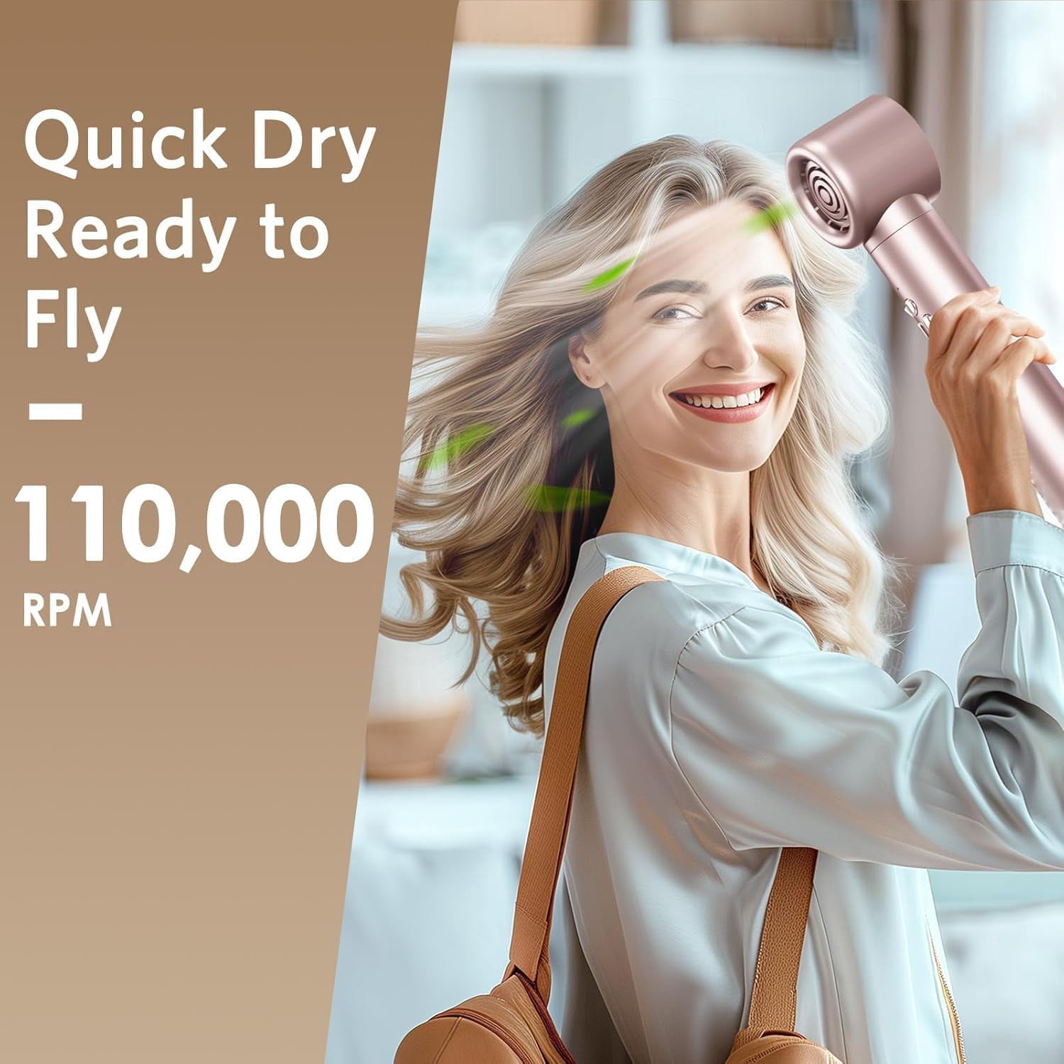New Air Styler Hair Dryer Brush - 6 in 1 Hair Styler Ionic Auto Wrap Hot Air Curler Blow Dryer Brush, 38m/s High Speed Blowout Airflow Hair Dryer Multi Styler Fast Drying Styling for Curly/Straight H