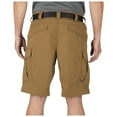 thumbnail image 2 of 5.11 Work Gear Men's Stryke 11-Inch Inseam Shorts, Flex-Tac Ripstop Fabric, Battle Brown, 35, Style 73327, 2 of 4
