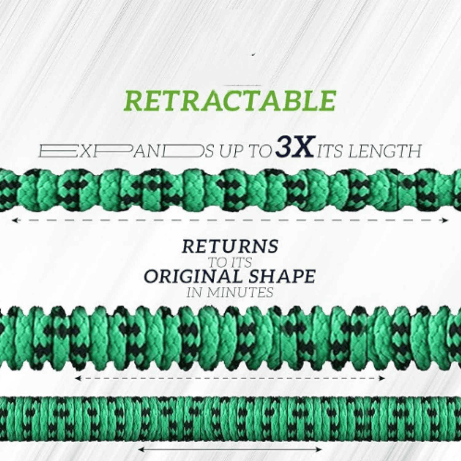 100ft Expandable Garden Hose with Holder - Heavy Duty Superior Strength 3750D - 4 -Layer Latex Core - Extra Strong Brass Connectors and 10 Spray Nozzle w/Storage Bag (Green 100)