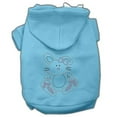 thumbnail image 1 of Sweat à Capuche Lapin Strass Bleu Bébé TP (8), 1 of 1