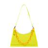 thumbnail image 2 of Bolsa Bolso de hombro portátil de color caramelo de verano Bolso de axila con cadena de PVC (Amarillo) JShteea Para Estrenar, 2 of 9
