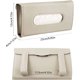 thumbnail image 2 of 2 porta pañuelos de color caqui para coche, caja de pañuelos para visera, caja de pañuelos de cuero para coche, soporte para mascarilla, estuche para guardar pañuelos de papel para visera., 2 of 5