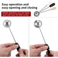 thumbnail image 2 of Stainless Steel Rotatable Tea Infuser Polished Washable Portable Water Insert Reusable Mesh Strainer Indoor Kitchen Filter Kitchenware Pink, 2 of 8