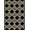 Black Cream Gray, Pattern 15, variant on ODIKA 8'x10' Washable Area Rug Geometric Motif Boho Detailing Interlocking Lattice Abstract Flowing Dynamic for Living Room, Under Sectional, Family , Durable, Non-Slip
