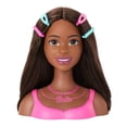 thumbnail image 4 of Barbie Doll Styling Head, Brown Hair with 20 Colorful Accessories, Doll Head for Hair Styling, 4 of 5