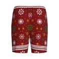 thumbnail image 2 of Haiem Merry Christmas Men's Pajama Short with Soft Woven Cotton Elastic Waistband Sleep Short-Medium, 2 of 9
