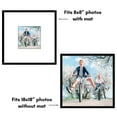 thumbnail image 6 of Americanflat 18x18 Picture Frame with Polished Plexiglass with 8x8 Mat Display Photo Streamline Thin - Black, 6 of 8