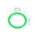 thumbnail image 2 of Unique Bargains 1.6' OD 1.3' ID Loose Leaf Rings Binder Ring Plastic for Book DIY Scrapbook Notebook, Green 50 Pack, 2 of 5