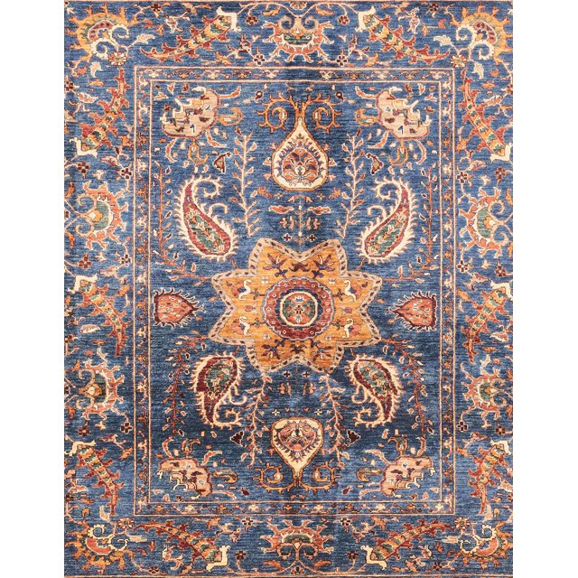 Ahgly Company Tapis d'Intérieur Rectangulaires Abstraits Rose Pourpre, Tapis de Zone Abstraits, 4 Pieds x 6 Pieds