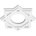 thumbnail image 2 of 10"OD x 4"ID x 5 1/2"C x 1"P Axel Architectural Grade PVC Contemporary Ceiling Medallion, 2 of 11