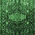 thumbnail image 1 of Ahgly Company Indoor Square Persian Emerald Green Traditional Area Rugs, 5' Square, 1 of 4