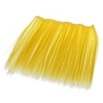 thumbnail image 1 of TISHITA 3X 25cm Fashion Doll Long Straight Hair DIY Making Accessory Yellow 3 Pcs, 1 of 8