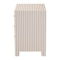 thumbnail image 4 of Baxton Studio Javianne End Table with Faux Leather 3-Drawer Storage Cabinet, 4 of 10