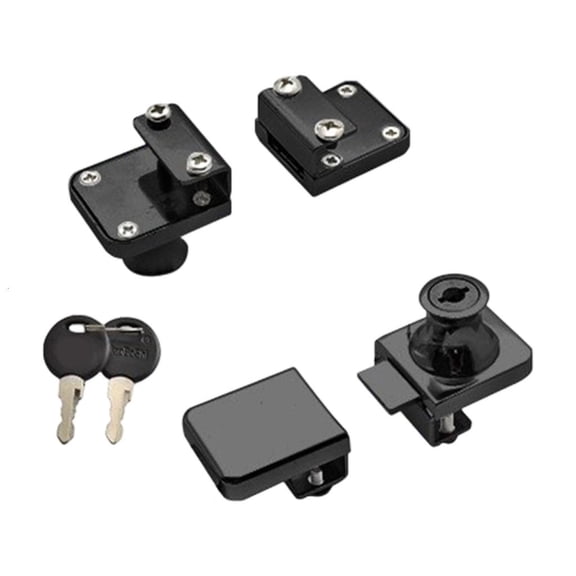 Lerpwige Zinc Alloy Glass Cabinet Lock Replacement Glass Door Lock Easy To Install