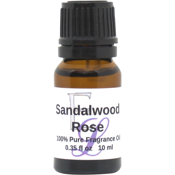 Sandalwood Rose Fragrance Oil by Eclectic Lady, 10 ml, Premium Grade Fragrance Oil
