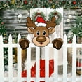 thumbnail image 4 of Christmas Cute Fence Peeker Yard Garden Sign,Peeking Garden Yard Decorations,Fence Decorations Xmas Outdoor Garden Fence Sign Ornament,Christmas Fence Peeker Art For Holiday Patio Home Decor, 4 of 9