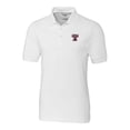 thumbnail image 2 of Men's Cutter & Buck White Texas A&M Aggies Big & Tall Advantage Tri-Blend Pique DryTec Polo, 2 of 3