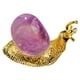 thumbnail image 4 of Figura de caracol de cristal, decoración de escritorio, linda estatua de caracol, figura de animal de cristal para escritorio, 4 of 8