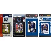 C&I Collectibles NFL Indianapolis Colts 4 Different Licensed Trading Card Team Sets O/S