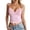Pink, variant on Women's Lace Camisole Tank Top Pure Color Sleeveless Strap For Daily Wear Versatile Outfits Drinking Tops for Women Big And Tall Top Compression Silk Top
