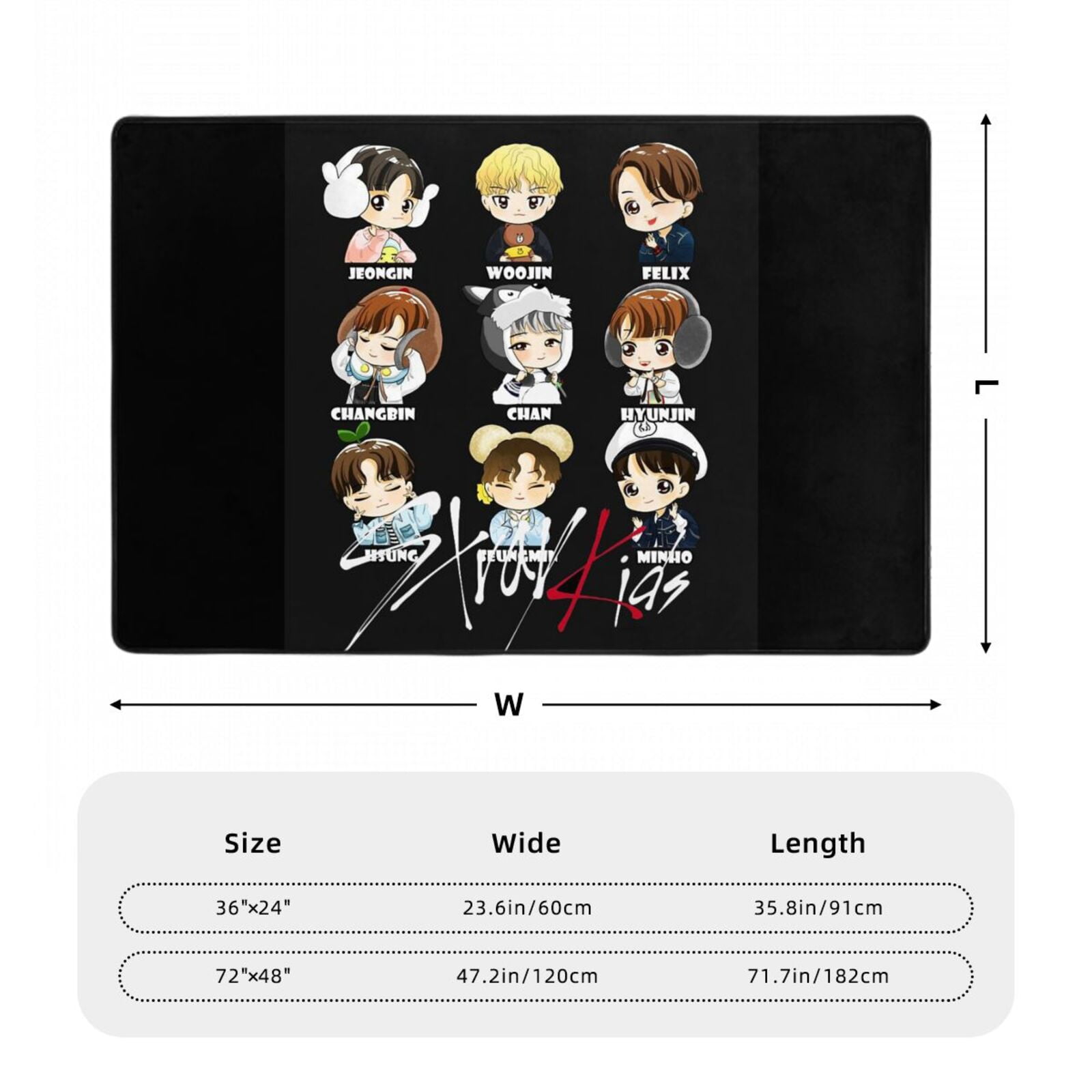 Stray Kids ラグマット 1da45cb4-1e36-47a1-aed3-
