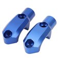 thumbnail image 1 of Handlebar Rearview Mirror Mount 1 Pair Motorcycle Mirror Mount M10 X 1.25 Clockwise Thread Adjustable Handlebar Mirror Clamp For  GSX1300R, 1 of 8