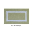 thumbnail image 5 of Better Trends 3 Piece Bathroom Rugs Set 100% Cotton Soft Bath Mat Water Absorbent, Reversible, Machine Washable for Home, Bathroom Decor Toilet Base Contour Mat, Hotel Multi Collection - Sage/White, 5 of 7