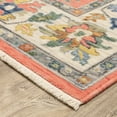 thumbnail image 3 of Oriental Weavers Lucca Area Rug 2889B Casual Pink Medallion Floral 2' X 6' Rectangle, 3 of 5