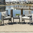 thumbnail image 3 of Grey Wash 3-Piece Classic Outdoor Patio Chat Set, 3 of 4