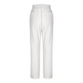 thumbnail image 5 of EYNMVR Womens Linen Pants with Pockets High Waist Comfy White Gauze Pants Casua Lightweight Loose Trousers, 5 of 5