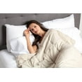 thumbnail image 3 of Safdie & Co. Weighted Blanket Taupe, 3 of 3