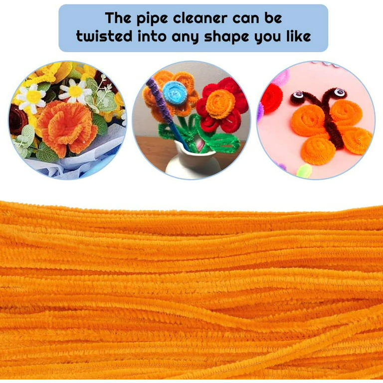 Chancee School Bulk Pack DIY Craft Pipe Cleaners Basic Craft