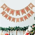 thumbnail image 4 of JWshufel 2 Pack Christmas Decorations Christmas Garland Christmas Long Lasting Linen Merry Christmas Letters for Holiday Parties Home Indoor Outdoor Wall Hanging Festive Decor 196.8in Pink, 4 of 6