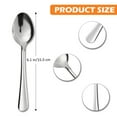 thumbnail image 2 of 36 Pieces Tea Spoons, 5.9 inch Stainless Steel Teaspoons Set, Dessert Coffee Spoons, Small Spoons, Dishwasher Safe, Silver Spoons For Home, Restaurant, 2 of 10