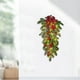 thumbnail image 5 of Corona navideña preiluminada con luces LED y adornos | Corona navideña de 70 cm a pilas para decorar puertas, ventanas o repisas., 5 of 7
