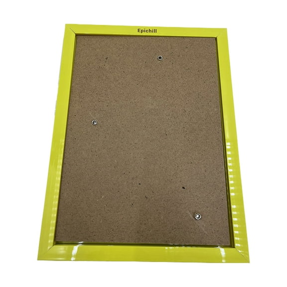 Epichill Picture frames, 4x6 Picture Frame Made of High Definition Real Glass, Photo Frames for Wall Mounting or Table Top Display, Yellow
