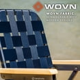 thumbnail image 4 of GoSports Outdoors WOVN Beach Backpack Chair - Premium Folding Camping Chair - 9 Styles Available - NAVY, 4 of 6