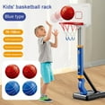 thumbnail image 5 of Ludlz Adjustable Height Pool Basketball Hoop Pool Basketball Hoop Toy Set with 4 Balls Inflator Adjustable Height for Kids Mini for Indoor/outdoor for Boys, 5 of 8