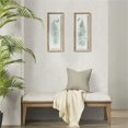 thumbnail image 4 of Madison Park Linden Fern 2-piece Framed Glass Wall Art Set in Natural, 4 of 9