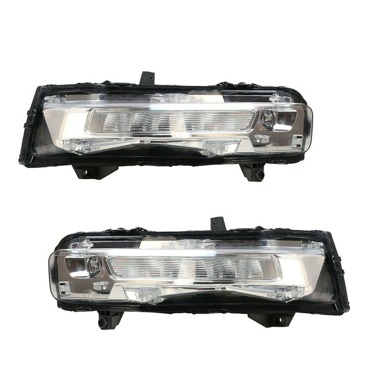 PAIR Fog Lights For 2018-2022 Ford Mustang LED DRL 18-22 Sequential Turn  Signal