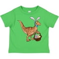 thumbnail image 3 of Inktastic Easter Velociraptor with Bunny Ears Boys or Girls Toddler T-Shirt, 3 of 5