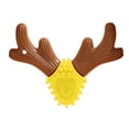thumbnail image 2 of Juguete para morder para perros, juguetes para masticar para perros, cachorro duradero, ejercicio resistente al desgarro, juguetes interactivos para p , Amarillo, 2 of 8