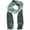 Mint, variant on Drop Dye Lurex Winter Scarf (Women)