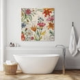 thumbnail image 3 of Summer Botanical Wall Art Painting on Canvas, Vintage Watercolor Flower Palnt Canvas Art Home Prints Wall Art Framed Modern Artwork for Living Room Bedroom Wall Decor 20x20in, 3 of 9