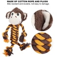 thumbnail image 4 of Dog Toy, Cartoon Animal Toy Teeth Cleaning Molar Toy Pet Plush Toy, Pets For Dogs, Monkey,Duck, 4 of 8