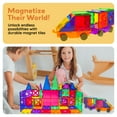 thumbnail image 2 of PICASSO-TILES Magnetic Tiles for Kids, 82PCS Construction STEM Building Blocks Educational Toy, 2 of 9