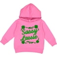 thumbnail image 2 of Inktastic Sassy Lassy with Green 4 Leaf Clovers Toddler Hoodie, 2 of 4