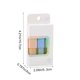 thumbnail image 3 of Pack de 3 iluminadores perfumados con purpurina con colores pastel y punta de cincel para escribir en un diario, tomar notas y manualidades caseras, 3 of 7
